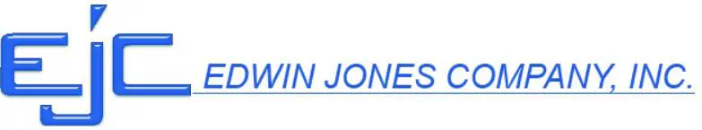 A blue and white logo of the company john jones.